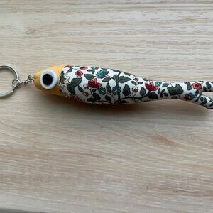 Stuffed Fabric Sardine Keychain - from Portugal